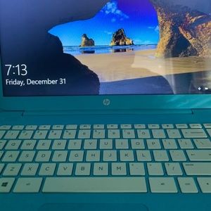 HP Blue Laptop